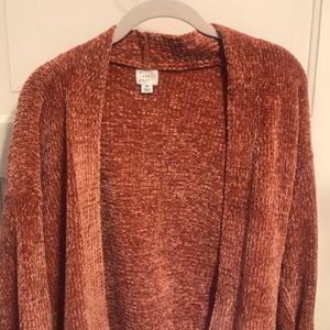 Chenille cardigan